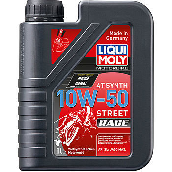 Масло моторное LIQUI MOLY Motorbike 4T Synth Street Race 10W-50 (1л)