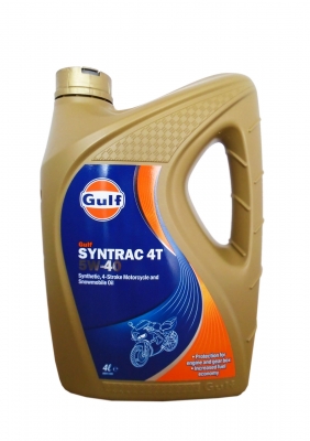 Масло моторное GULF Syntrac 4T SAE 5W-40 (4л)