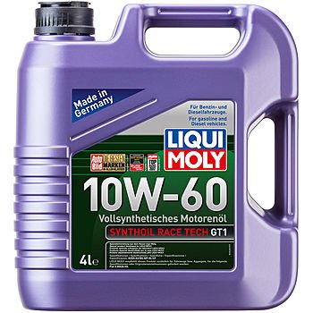 Моторное масло LIQUI MOLY Synthoil  Race Tech GT1 10W-60, 4л