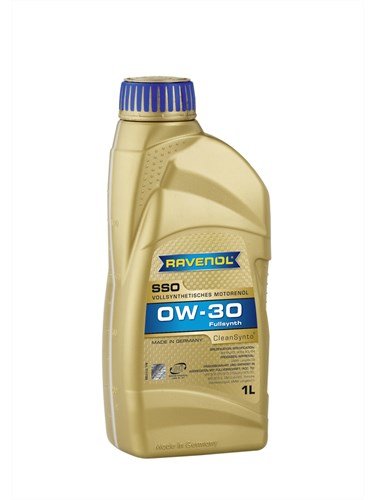 Моторное масло RAVENOL SSO SAE 0W-30, 1л