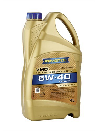 Моторное масло RAVENOL VMO SAE 5W-40, 4л
