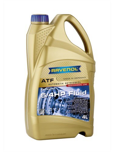 Масло трансмиссионное RAVENOL ATF 5/4 HP Fluid (4л) new