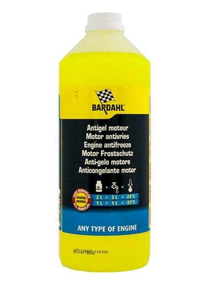 Антифриз BARDAHL 7111 жёлтый концентрат (1л)