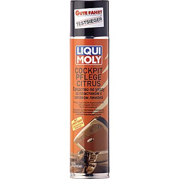 LIQUI MOLY Средство для ухода за пластиком (лимон) Cockpit Pflege Citrus (300мл)
