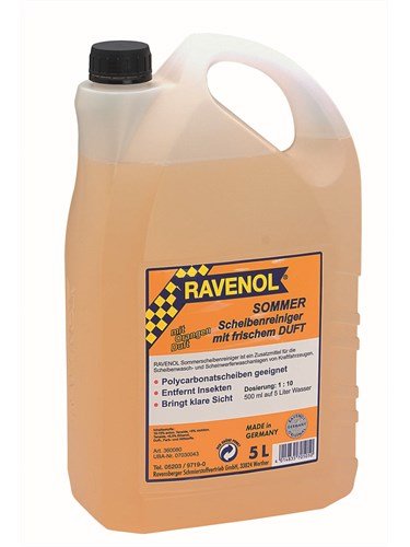RAVENOL Омыватель летний концентрат Sommerscheibenr.Konz. 1:10 (5л)