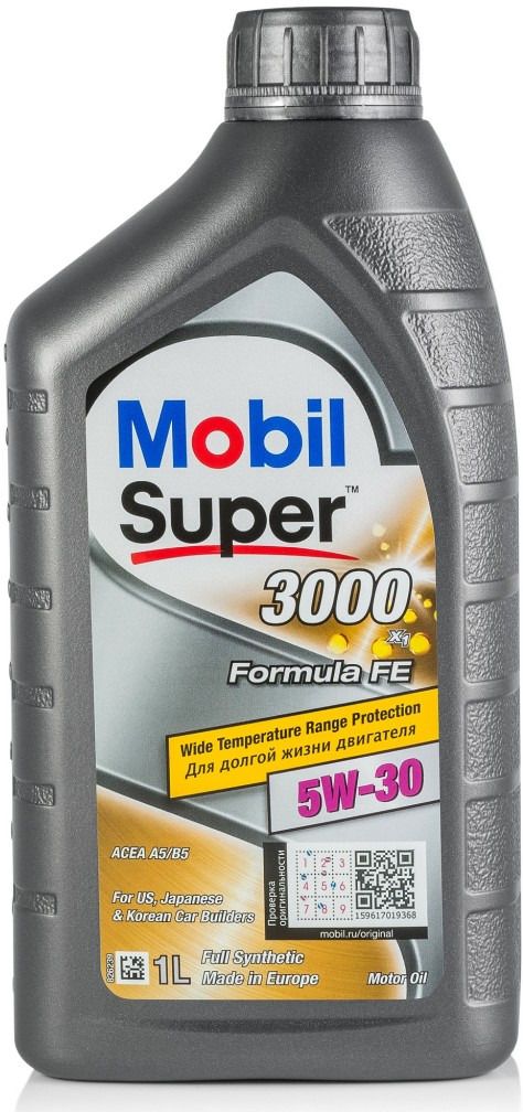 Моторное масло Mobil Super 3000 X1 FE 5W-30, 1л