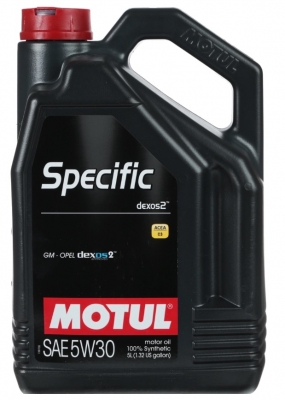 Моторное масло Motul SPECIFIC DEXOS2 5W-30, 5л