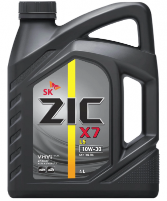 Моторное масло ZIC X7 LS 10W-30, 4л