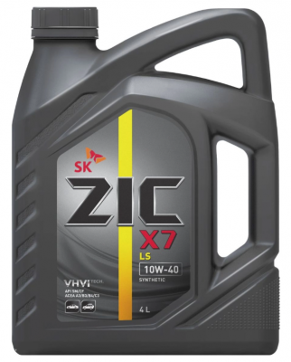 Моторное масло ZIC X7 LS 10W-40, 4л