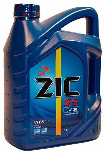 Моторное масло ZIC X5 5W-30, 6л