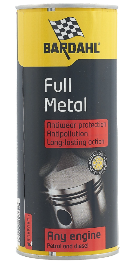 Присадка BARDAHL FULL METAL with collector metal box (400мл)