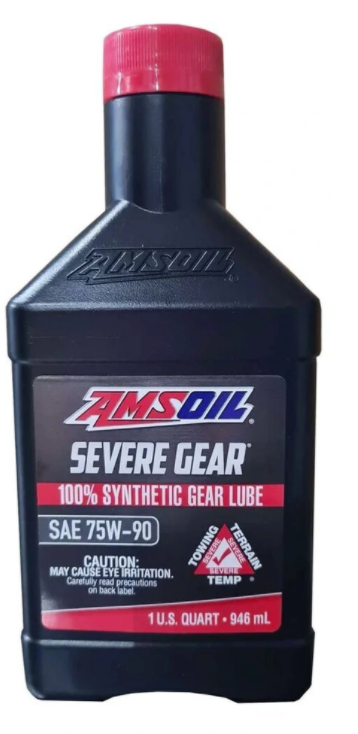 Масло трансмиссионное AMSOIL Severe Gear Synthetic Extreme 75W-90, 0.946л