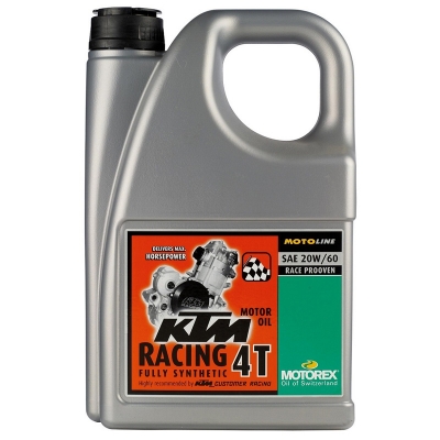 Масло моторное MOTOREX KTM RACING 4T 20W-60, 4л