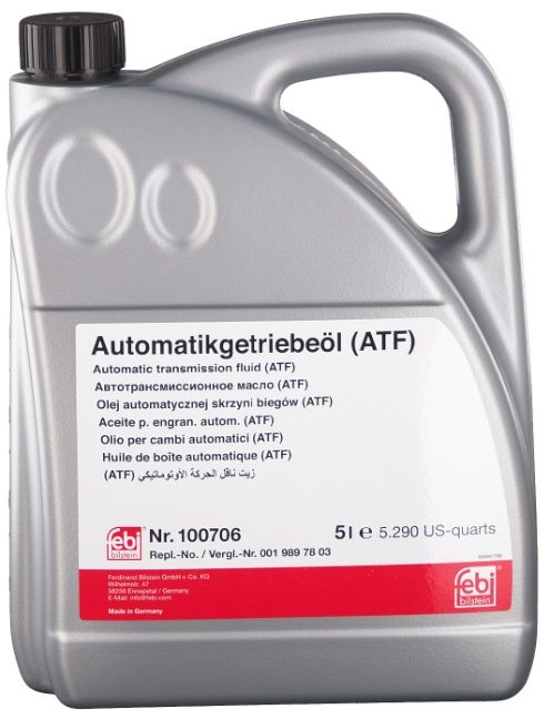 Масло трансмиссионное Febi ATF 7G-tronik (MB 236.15) синяя, 5л
