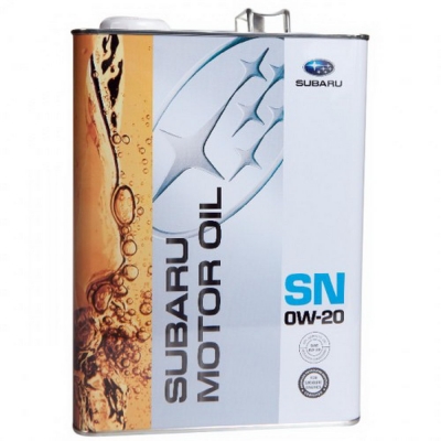 Моторное масло Subaru 0W-20, 4л