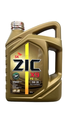 Моторное масло ZIC X9 FE 5W-30 SP A5/B5, 4л