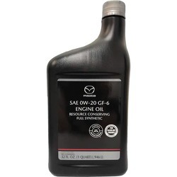 Моторное масло Mazda 0W-20 SP/GF-6, 0.946л