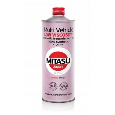 Трансмиссионное масло Mitasu MULTI VEHICLE LOW VISCOSITY ATF 100% synt, 1л