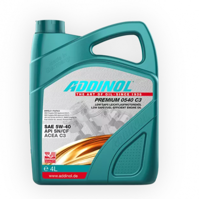 Моторное масло ADDINOL Premium 0540 C3 5W-40, 4л
