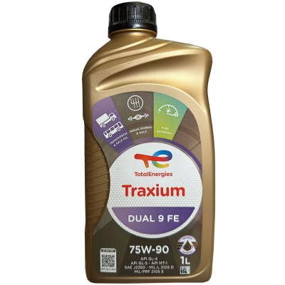 Трансмиссионное масло Total DUAL 9 FE GL4/GL5 75W-90, 1л