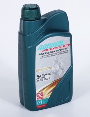 Моторное масло ADDINOL 4Т мото Pole Position 20W-50, 1л