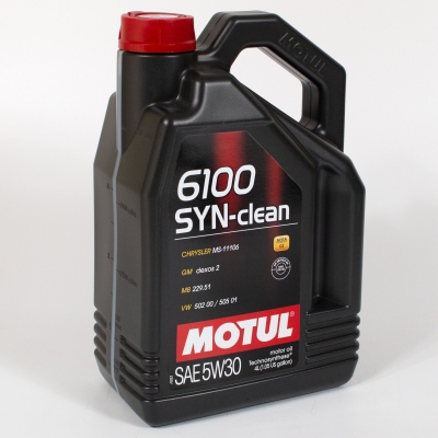 Моторное масло Motul 6100 SYN-CLEAN 5W-30, 4л
