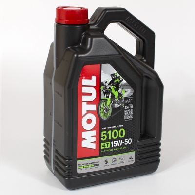 Масло моторное Motul 5100 4T 15W-50, 4л
