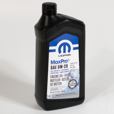 Моторное масло Mopar MaxPro+ 0W-20 SP, 0.946л