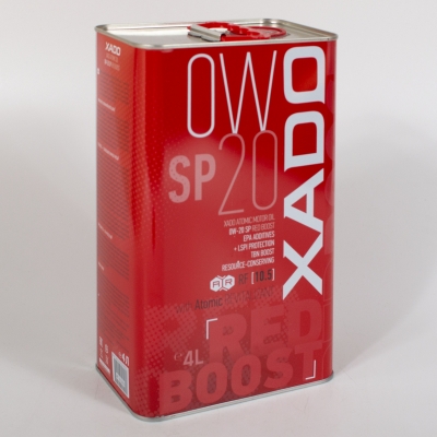 Моторное масло ХАДО Red Boost 0W-20, 4л