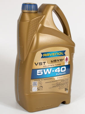 Моторное масло RAVENOL VST SAE 5W-40, 5л